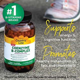 Foto 3 | Suplemento Dietético Country Life Coenzyme B Complex 120 Table - Venta Internacional.