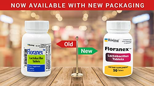 Foto 2 | Suplemento Rising Pharma Floranex Tablets Lactobacillus 50 T - Venta Internacional.
