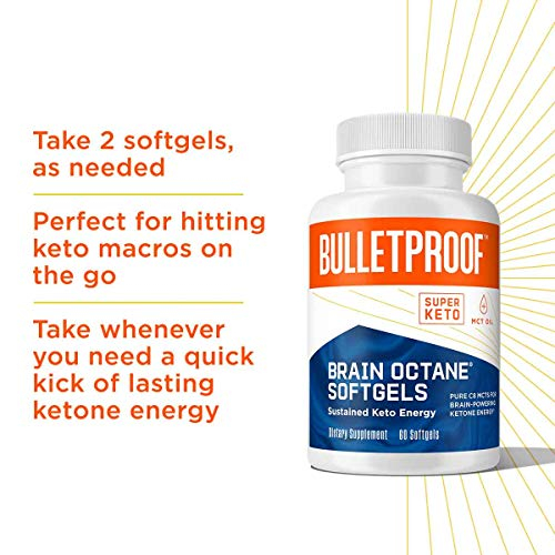 Foto 5 pulgar | Suplemento Bulletproof Brain Octane C8 Mct Oil 60 Cápsulas Blandas - Venta Internacional.