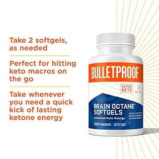 Foto 4 | Suplemento Bulletproof Brain Octane C8 Mct Oil 60 Cápsulas Blandas - Venta Internacional.