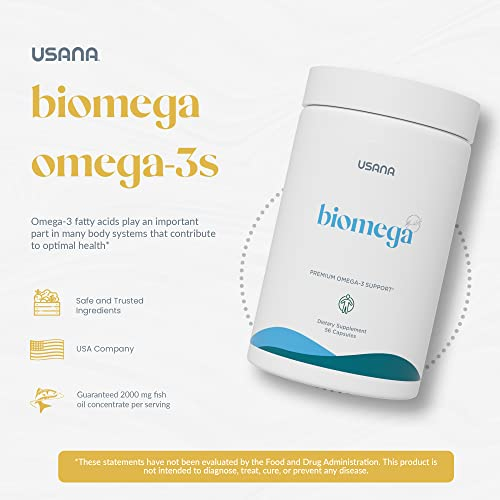 Foto 3 pulgar | Complemente El Aceite De Pescado Usana Biomega Con Omega 3 (56 Cápsulas) - Venta Internacional.