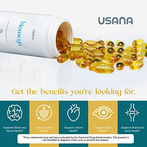Foto 5 pulgar | Complemente El Aceite De Pescado Usana Biomega Con Omega 3 (56 Cápsulas) - Venta Internacional.