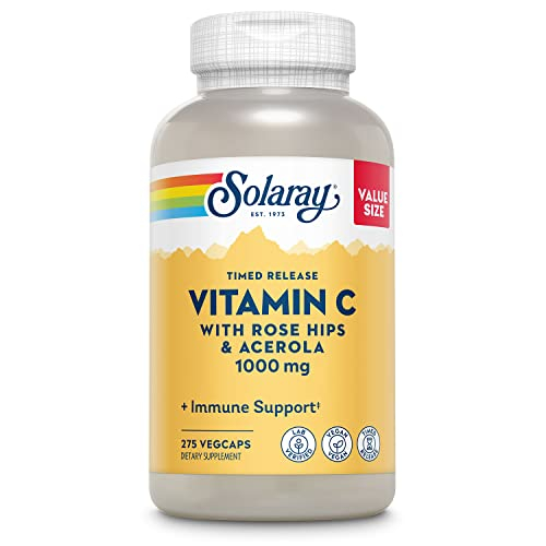 Foto 1 | Suplemento Solaray De Vitamina C, 1000 Mg, Liberación Prolongada, 275 Cápsulas - Venta Internacional.
