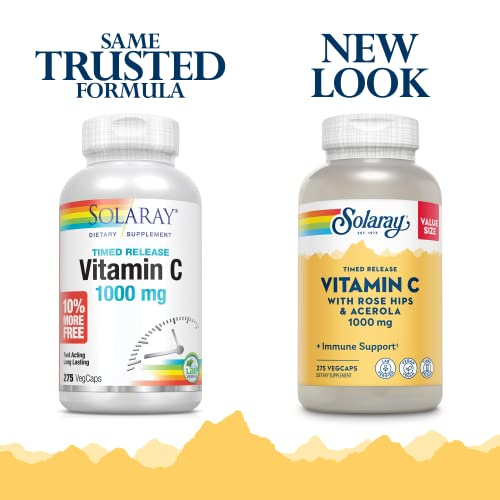 Foto 3 pulgar | Suplemento Solaray De Vitamina C, 1000 Mg, Liberación Prolongada, 275 Cápsulas - Venta Internacional.