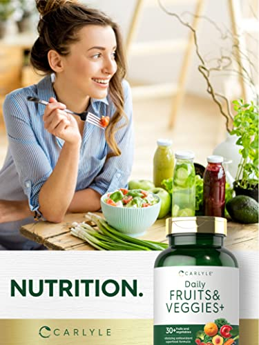 Foto 7 pulgar | Suplemento Carlyle Daily Fruits & Veggies 250 Cápsulas - Venta Internacional.