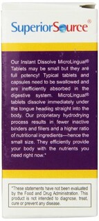 Foto 3 | Suplemento Superior Source No Shot Advanced B12, 2000 Mcg, 60 Unidades - Venta Internacional.
