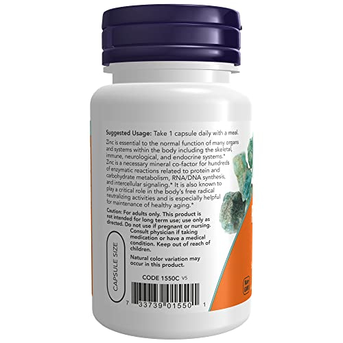 Foto 4 pulgar | Supplement Now Picolinato De Zinc 50 Mg 60 Cápsulas Vegetarianas - Venta Internacional.