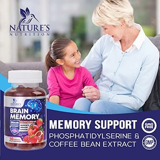 Foto 6 | Suplemento: Gomitas, Nature's Nutrition, Apoyo A La Memoria Cerebral - Venta Internacional.