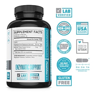 Foto 2 | Suplemento Del Complejo De Glicinato De Magnesio Zhou 350 Mg 180 Cápsulas - Venta Internacional.