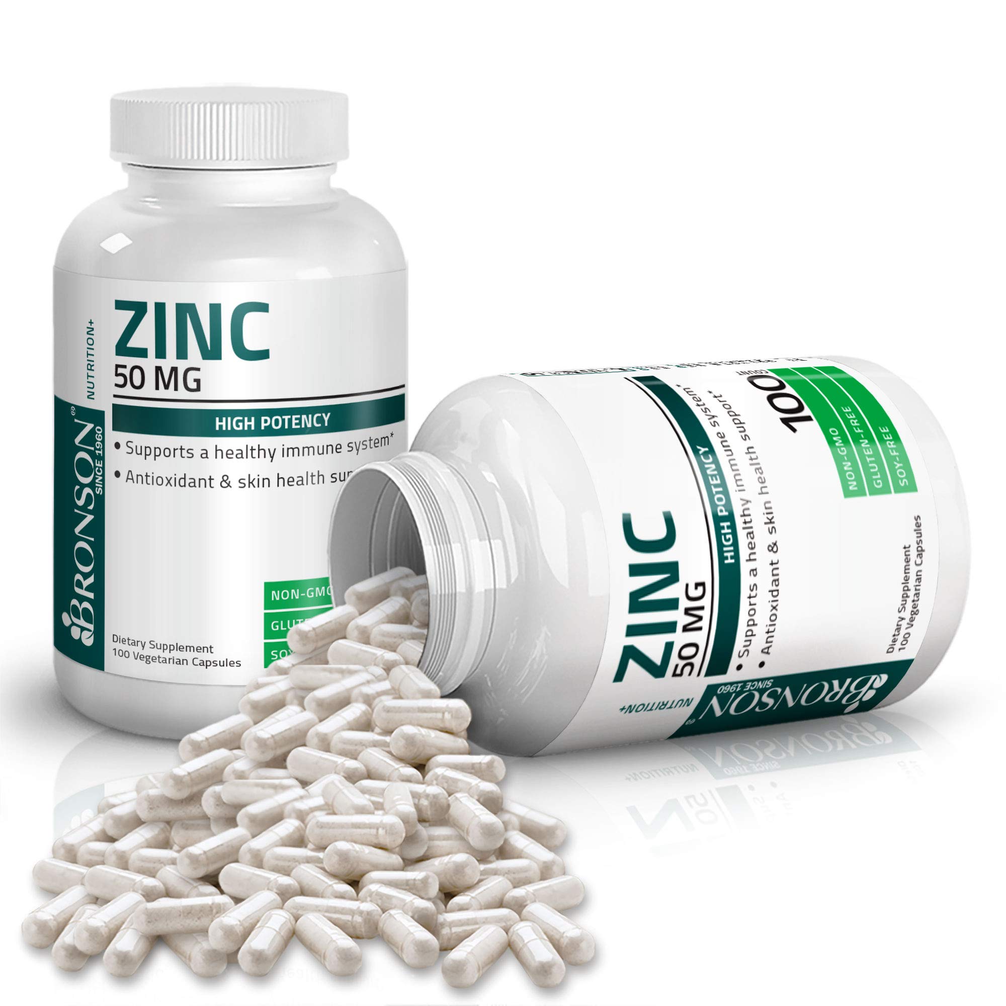 Foto 7 pulgar | Suplemento Bronson Zinc Complex De 50 Mg (óxido De Zinc Al 50%) Y Zinc  - Venta Internacional.