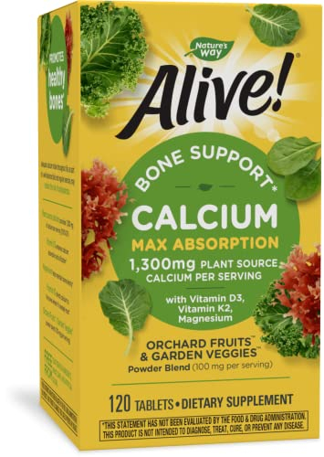 Foto 2 pulgar | ¡complementa Nature's Way Alive! Calcium Bone Support, 120 Tabletas - Venta Internacional.