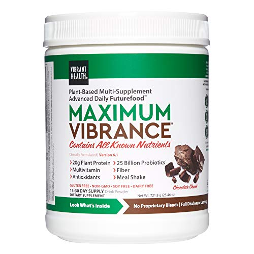 Foto 2 pulgar | Batido Para Comidas Vibrant Health Maximum Vibrance Chocolate, 15 Porciones - Venta Internacional.