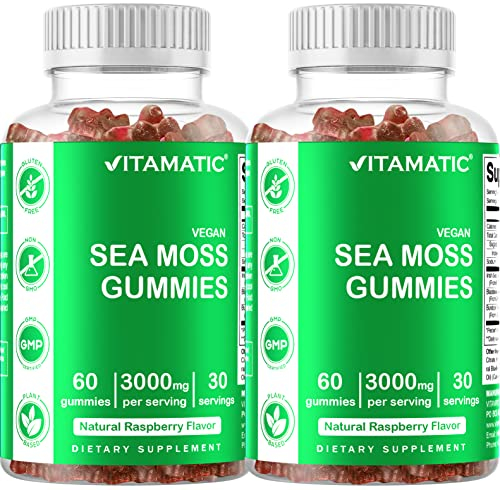 Foto 2 pulgar | Suplemento Vitamático De Gomitas Irlandesas De Musgo Marino, 3000 Mg, 60% Veganas - Venta Internacional.