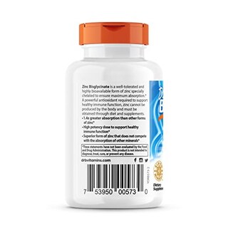Foto 3 | Supplement Doctor's Best Bisglicinato De Zinc 50 Mg 90 Comprimidos - Venta Internacional.