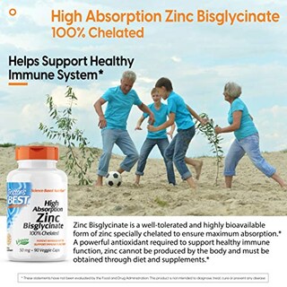 Foto 4 | Supplement Doctor's Best Bisglicinato De Zinc 50 Mg 90 Comprimidos - Venta Internacional.