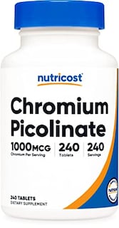 Foto 1 | Suplemento Nutricost De Picolinato De Cromo 1000 Mcg 240 Tabletas - Venta Internacional.