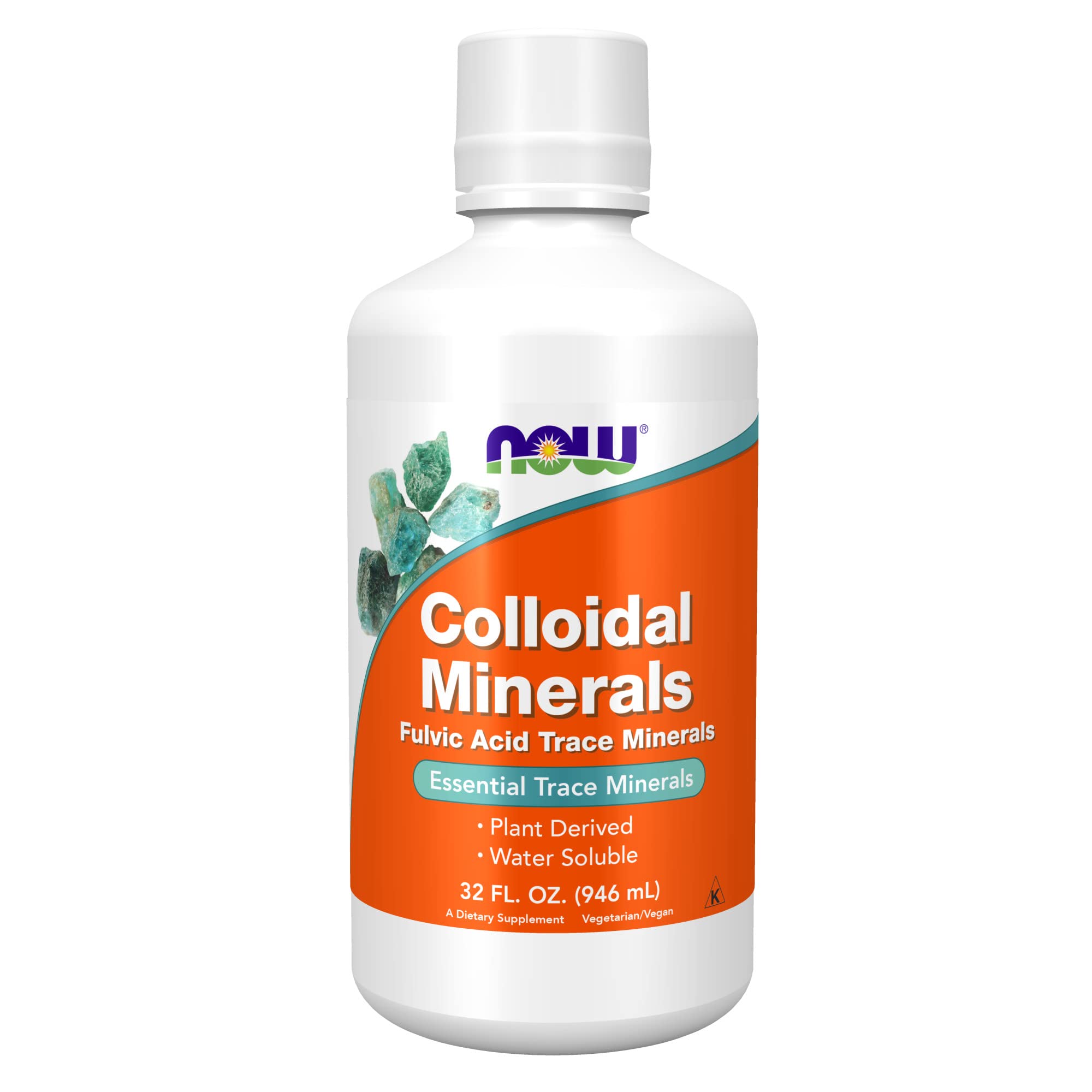 Foto 2 pulgar | Minerales Coloidales Líquidos Supplements Now Essential, 946 Ml - Venta Internacional.
