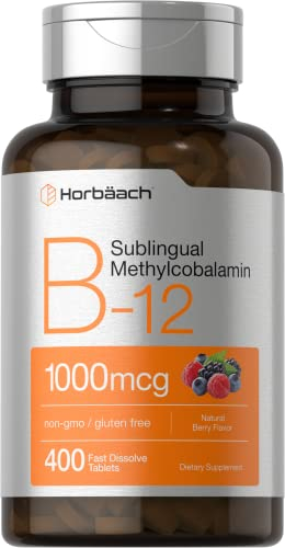 Foto 1 | Suplemento De Vitamina B12 Horbaach 1000 Mcg 400 Comprimidos - Venta Internacional.
