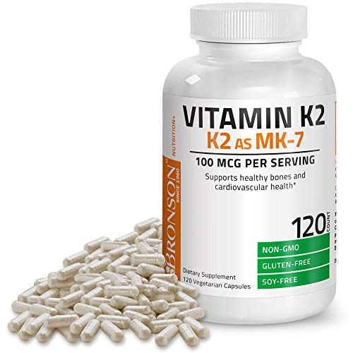 Foto 2 pulgar | Complemente La Vitamina K2 De Bronson En Forma De Menaquinona Mk-7 De 100 Mcg - Venta Internacional