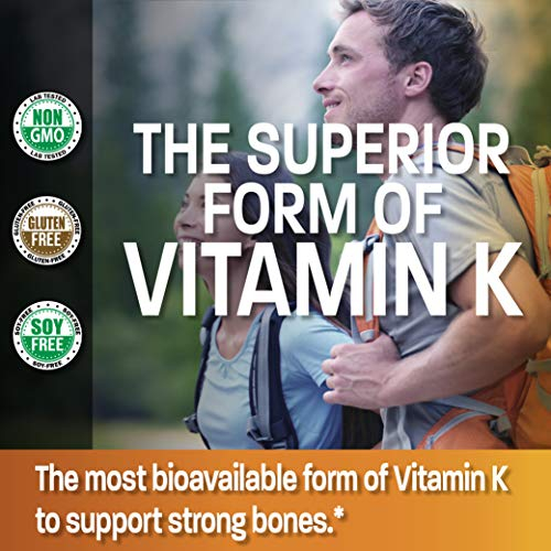 Foto 5 pulgar | Complemente La Vitamina K2 De Bronson En Forma De Menaquinona Mk-7 De 100 Mcg - Venta Internacional