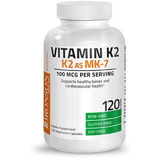 Foto 5 | Complemente La Vitamina K2 De Bronson En Forma De Menaquinona Mk-7 De 100 Mcg - Venta Internacional