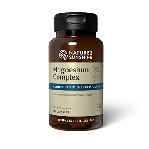 Suplemento Nature's Sunshine Magnesium Complex 100 Cápsulas - Venta Internacional.