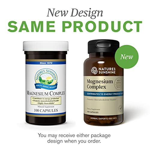 Foto 7 | Suplemento Nature's Sunshine Magnesium Complex 100 Cápsulas - Venta Internacional.