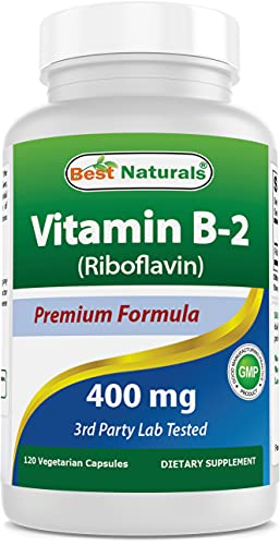 Foto 2 pulgar | Vitamina B2 (riboflavina), 400 Mg, 120 Cápsulas Vegetarianas Para Aliviar La Migraña - Venta Internacional.