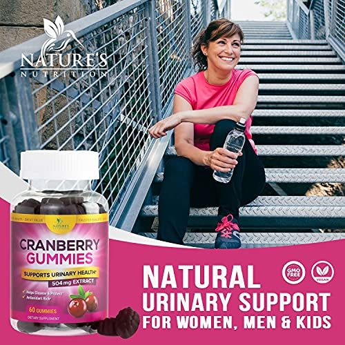 Foto 5 pulgar | Suplemento De Gomitas De Arándano Nature's Nutrition 504 Mg X60 - Venta Internacional.