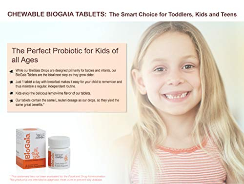Foto 5 pulgar | Tabletas Masticables Biogaia Protectis Para Bebés, Niños Y Adolescentes - Venta Internacional.