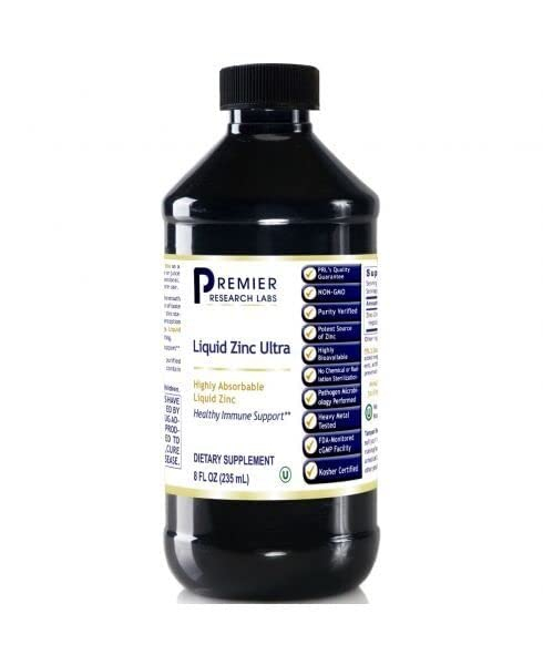 Foto 2 pulgar | Suplemento Premier Research Labs Liquid Zinc Ultra 240 Ml - Venta Internacional.