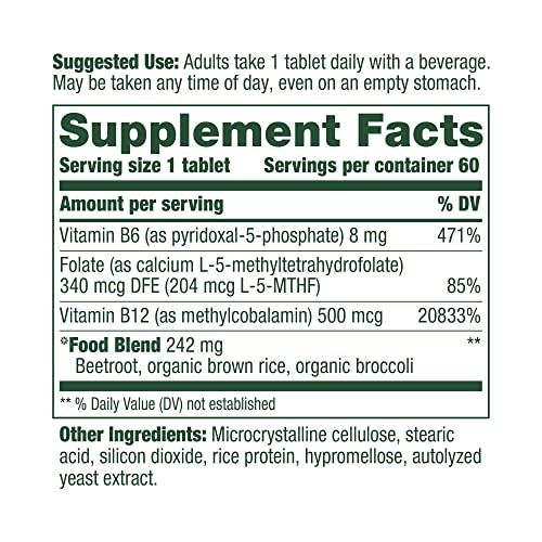 Foto 7 | Suplemento Megafood Methyl B12 Para La Salud Del Corazón 60 Tabletas - Venta Internacional.