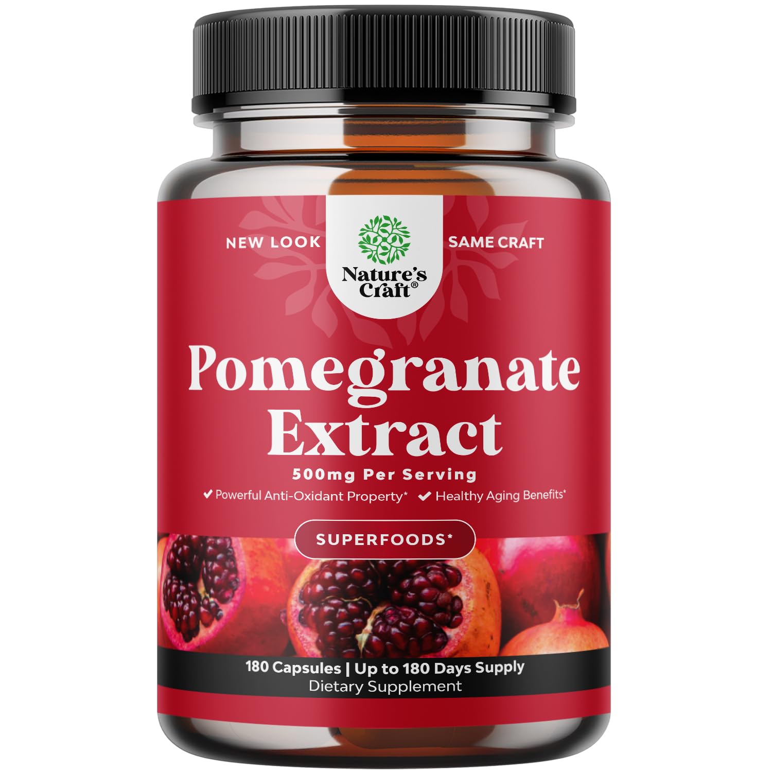 Foto 1 | Suplemento Antioxidante Avanzado De Natures Craft: Granada - Venta Internacional.