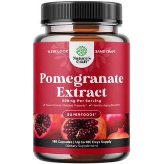 Foto 1 | Suplemento Antioxidante Avanzado De Natures Craft: Granada - Venta Internacional.