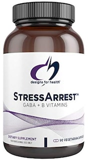 Foto 1 | Diseños De Suplementos Para La Salud Stressarrest Con 300 Mg De Gaba 90 - Venta Internacional.