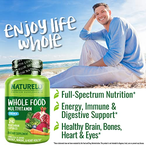 Foto 7 pulgar | Multivitamínico Naturelo Whole Food Para Hombres 240 Cápsulas Veganas - Venta Internacional.