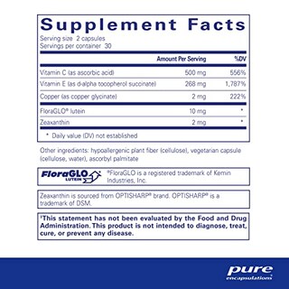 Foto 2 | Suplemento Pure Encapsulations Eyeprotect Basics 60 Cápsulas - Venta Internacional.