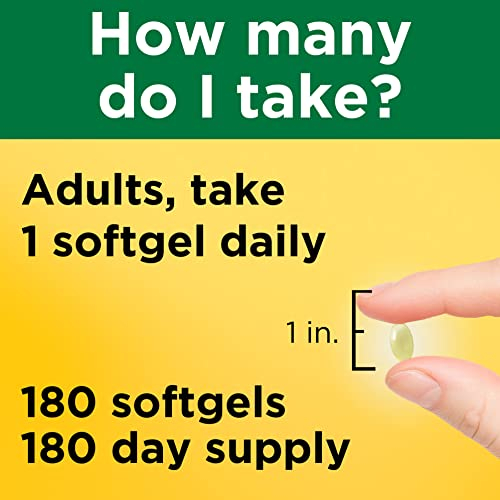Foto 5 pulgar | Suplemento de Vitamina E Nature Made DL-Alfa 180 mg 400 Ui 180 Softgels - Venta Internacional