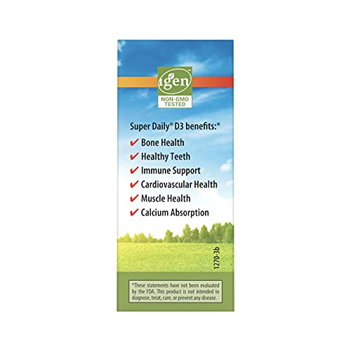 Foto 3 pulgar | Suplemento Carlson Super Daily, Vitamina D3, 25 Mcg, 365 Ml - Venta Internacional.