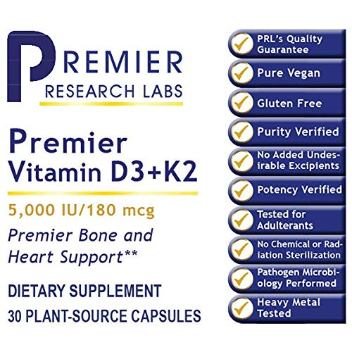 Foto 3 pulgar | Suplemento Premier Research Premier Vitamina D3+k2 30 Cápsulas - Venta Internacional.