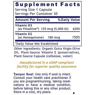 Foto 3 | Suplemento Premier Research Premier Vitamina D3+k2 30 Cápsulas - Venta Internacional.