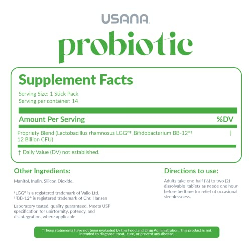 Foto 3 pulgar | Suplemento Probiótico Usana Support Digestive Health 14 Stick - Venta Internacional.