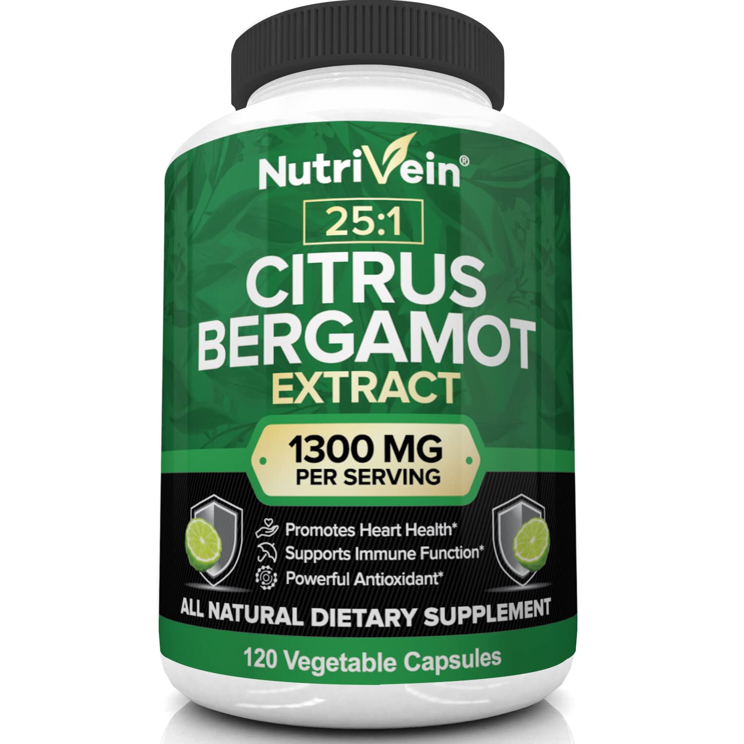 Foto 2 pulgar | Suplemento Nutrivein: Extracto De Bergamota Cítrica, 1300 Mg, Corazón - Venta Internacional.