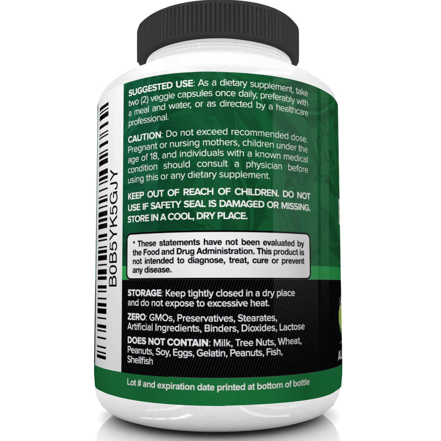 Foto 7 pulgar | Suplemento Nutrivein: Extracto De Bergamota Cítrica, 1300 Mg, Corazón - Venta Internacional.