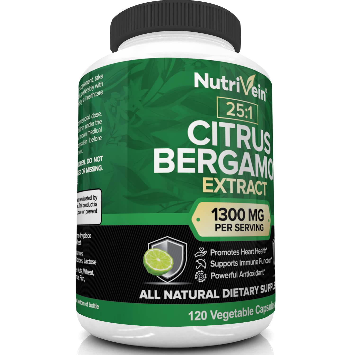 Foto 8 pulgar | Suplemento Nutrivein: Extracto De Bergamota Cítrica, 1300 Mg, Corazón - Venta Internacional.
