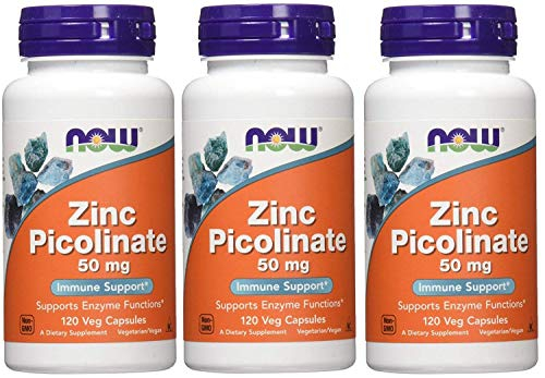 Foto 2 pulgar | Supplement Now Foods Picolinato De Zinc 50 Mg 120 Cápsulas Vegetarianas X3 - Venta Internacional.