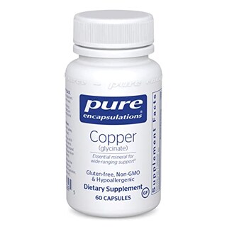 Foto 1 | Suplemento Pure Encapsulations Copper (glicinato) 60 Cápsulas - Venta Internacional.