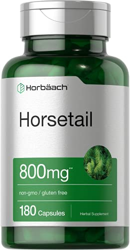 Foto 2 pulgar | Suplemento Horbaach Horbaach Horsetail, Cápsulas De 800 Mg, 180 Unidades - Venta Internacional.