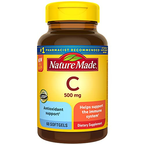 Foto 2 pulgar | Suplemento De Vitamina C Nature Made 500 Mg 60 Cápsulas Blandas - Venta Internacional.