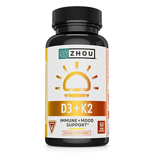 Foto 2 pulgar | Vitamina D3 K2 Zhou Nutrition - Venta Internacional